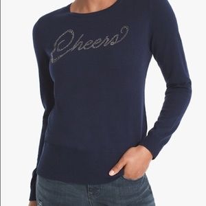 White House Black Market Cheers Sweater